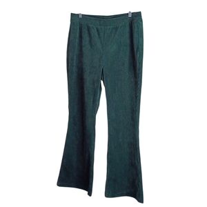 Bagatelle -Green Corduroy Flare Pants - Size  Large